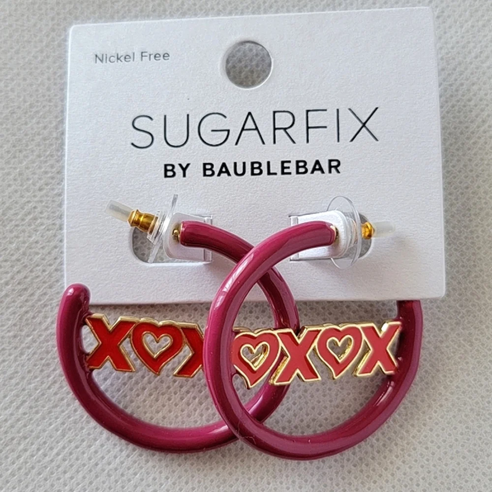 XOXO Hoop Earrings Sugarfix By BaubleBar